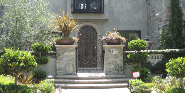 Wrought Iron Courtyard Gates San Diego