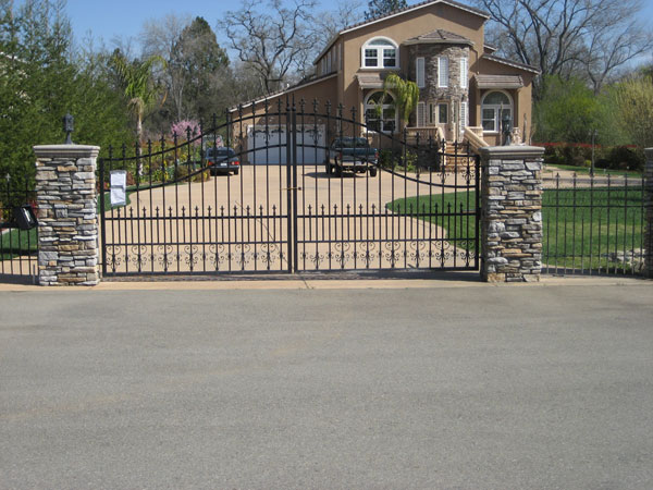 Wrought Iron Driveway Gates San Diego