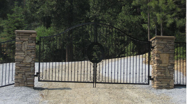 Wrought Iron Driveway Gates San Diego