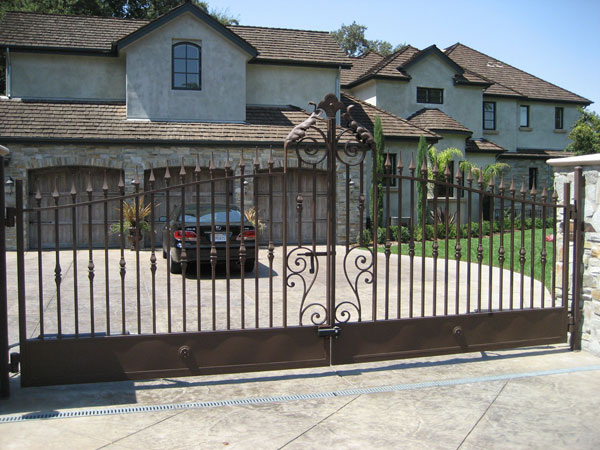 Wrought Iron Driveway Gates San Diego