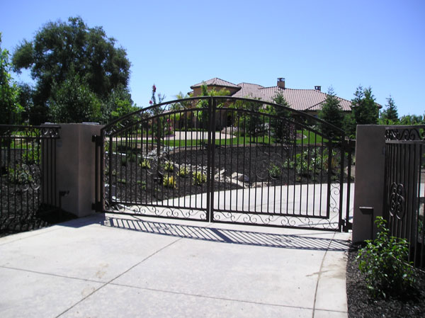 Wrought Iron Driveway Gates San Diego