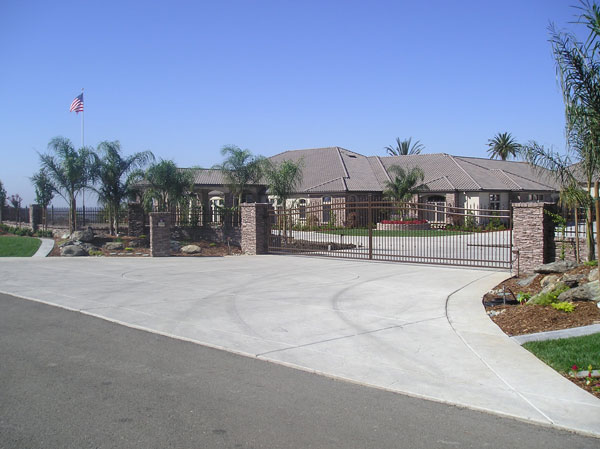 Wrought Iron Driveway Gates San Diego