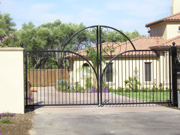 Wrought Iron Driveway Gates San Diego