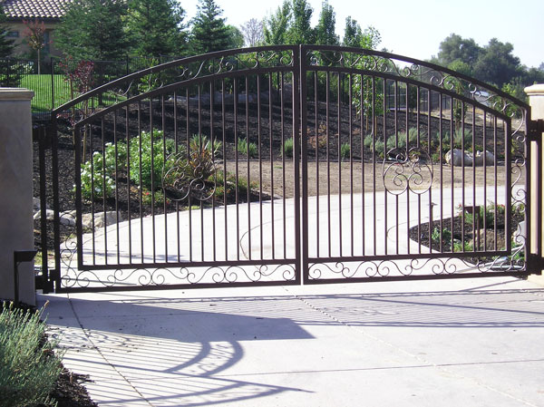 Wrought Iron Driveway Gates San Diego