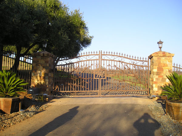 Wrought Iron Driveway Gates San Diego